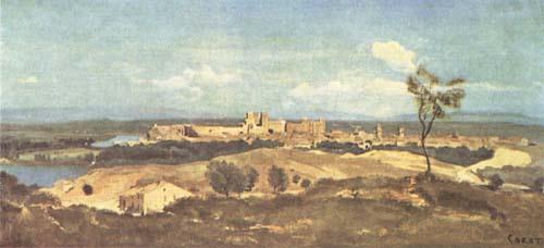Jean Baptiste Camille  Corot Avignon (mk11) oil painting image